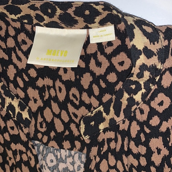 Anthropologie Maeve “Juno” Leopard Print Dress - Women’s Size Large - Picture 6 of 11